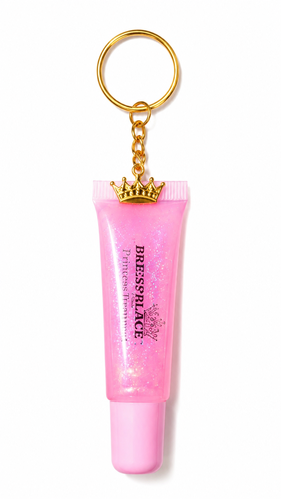 BreesPalace Princess Treatment Luxury Lip Gloss Keychain